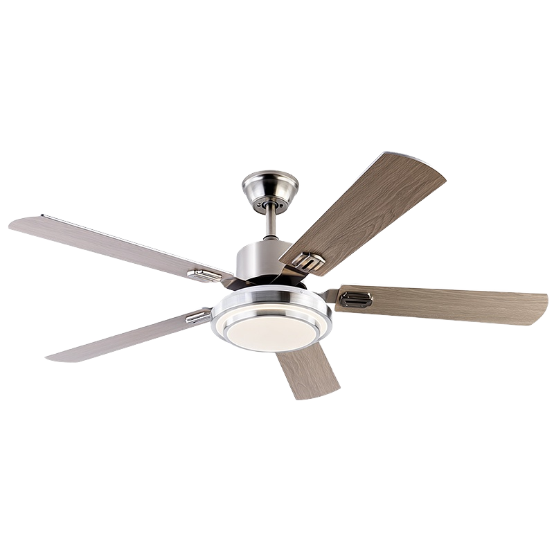 High Quality 52-Inch Modern LED Ceiling Fan with Light Popular Remote Control Project Installation Service
