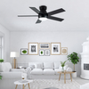 Smart Control Simple 52inche Dc Indoor Led Bldc Ceiling Fan with Lights and Remote Modern