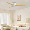 Modern Smart Wifi Decorative Retractable Chandelier Vintage Bedroom Luxury Ceiling Light Remote Control Led Ceiling Fans