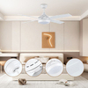 Indoor House Intelligent Fan Lighting Hotel Led Multi Function Ceiling Plywood Fan Light