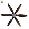 54 Inch DC Motor High Airflow Remote Control Led Smart Fan Low Noise Ceiling Fan Light