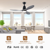 Factory Direct Sale Domestic Fan 3 Wood Blades 52 Inches Remote Control Frequency Conversion Ceiling Fan