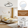 Best Quality Contemporary Intelligent Remote Control Ceiling Ring Ceiling Led Fan and Light