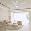 Modern Indoor Led Dimmable Ceiling Fan Lamp White Light with Led Light and Remote Control
