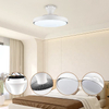 High Quality Multi-function Celling Fan Rustic Round Ceiling Fan with Led Light for Bedrooms