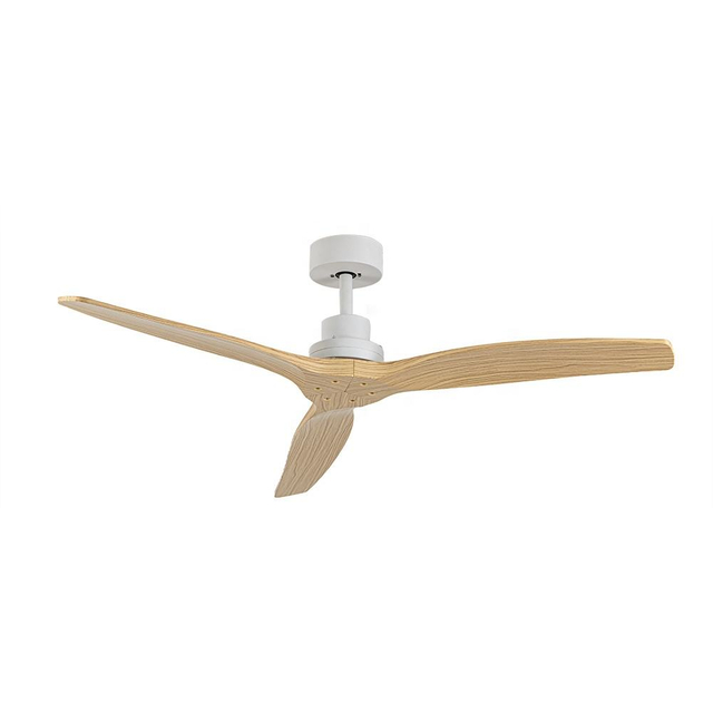 Luxury 52 Inch Solid ABS Ceiling Fan With 3 Blades Chrome Finish Light Remote Control Powered by Electricity