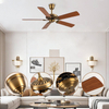Ceiling Fan Made in China Hight Quality Air Cooler Lamp 56-inch 5 Plywood Blades Ceiling Fan