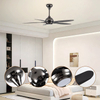 Modern Household Quiet Abs Blades Fan Lamp Luxury Led Ceiling Fan with Light Remote Cheap Price