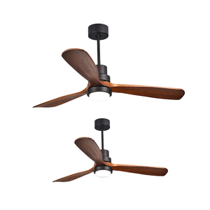 Modern 4252-Inch LED Ceiling Fan Light Simple Wooden Blade Design for Home and Commercial Decor Remote Control for Living Room