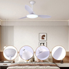 2025 Modern Simple School Powerful White 52inch 3 in 1 Ceiling Fan 220v With Lamps Industrial