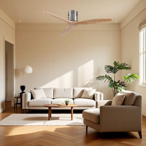 52 Inches Fancy Ceiling Fan With Lights 6 Speed Ceiling Fan With Remote Noiseless Ceiling Fan Wooden Remote Control