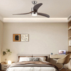 Modern Ceiling Lamp Wood Blades 52 Ceiling Fan with Dimmable Light and Remote Control