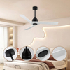 Unique White Saa Approved 52inch 3blades Ceiling Fan With High Rpm for Australian Market