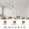 Cheap Price Ceiling Fan Suppliers Commercial Grade Large Airflow White 56 Inch Ceiling Fan