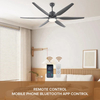 Hot Sale Remote Control Led Light 2in1 Radiant Rotating Rc Ceiling Fan Lamp with Light Home