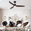 Multifunction Lighting Led Ceiling Fans in Black with Light for Ceiling and Remote