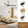 High Quality Indoor Remote Control Intelligent Fan Ceiling with Smart Led Light