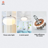 Modern Decorative Bedroom Living Room Light Remote Control Led Ceiling Fans