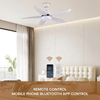 Forward Reverse Fan Natural Wind Energy Conservation Hotel Led Ceiling Fan Light