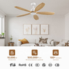 China Dc Ceiling Fan Electric Residential Smart Remote Control Ceiling Fan for Home Decoration
