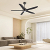 Modern Bedroom 56 Inch Lights 5 Blades Dc Motor Ceiling Fan with Led Light with Remote