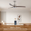 Indoor Lighting Multifunction 52inch Wood Dc Fan Ceiling Led Light Remote Control with Fan