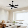 Ceiling Fans Indoor Contemporary Modern Decoration Plywood Led Ceiling Lamp Light with Fan