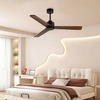 Wood Chinese Bldc Ceiling Fan 35w 220v 3 Blades Wooden Fan Ceiling with Integrated Ventilation