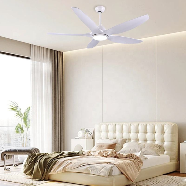 60" Abs Body Led Ceiling White Speaker Remote Control Fan Light Wifi Smart Chilling Fan Light
