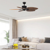 Premium Tropical Style Big Banana Leaf Brushless Dc Electric Ceiling Fans Easy Install for Living Room