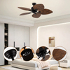 Premium Tropical Style Big Banana Leaf Brushless Dc Electric Ceiling Fans Easy Install for Living Room