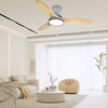 Modern 52inch Ceiling Lamp Imported Dc Ceiling Fan 220v Light Wood With Light for Dining