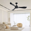 High Quality Sale Domestic Abs Fan 3 Blades 52 Inches Remote Control Frequency Conversion Ceiling Fan