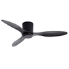 Modern 52 Inch Metal Indoor Ceiling Fan with White Light Remote Control Smart 3 ABS Design 24W 220V DC From China