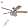 Modern Restaurant Energy Saving 52 Inch Wooden Remote Control Ceiling Fan with Light