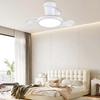 Design Modern Smart Remote Control LED Ceiling Fan Decorated Lights with Retractable Blades