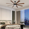 Led Ceiling Fan Light Dimmable Living Room Remote Control Chandelier Lamp with Fan for Bedroom