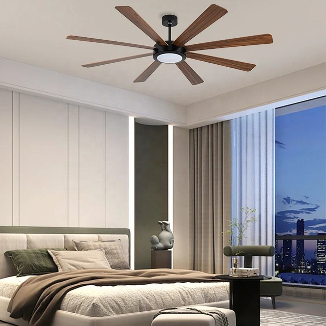 Led Ceiling Fan Light Dimmable Living Room Remote Control Chandelier Lamp with Fan for Bedroom