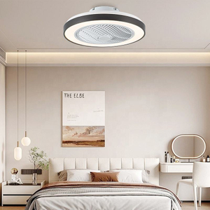 Hot Sale 52 in Modern Light Wifi Remote Control Leafless Plastic Ceiling Fan with Led Light