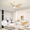 Decorative Smart Remote Control Led Fan Lamp Large Led Ceiling Fan With Bright Light for Home