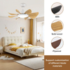 New Design Modern Home High End Remote Control Smart Ceiling Fan Led Lighting Living Room Lamp Light