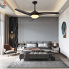 Modern Decorative Dimmable 52 Inch 3 Blade Led Ceiling Light with Fan and Remote