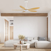 Bedroom Dining Room 52inch 5 Blades Fan and Led Ceiling Light Fans with Light Remote Control