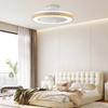 High Quality Modern Smart Remote Control Bladeless Ceiling LED Lighting Fan with Light for Office