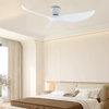 Modern 52-inch Abs Remote Control Ceiling Fan Retro Minimalist Design Electric Powered With AC Motor for Household Use