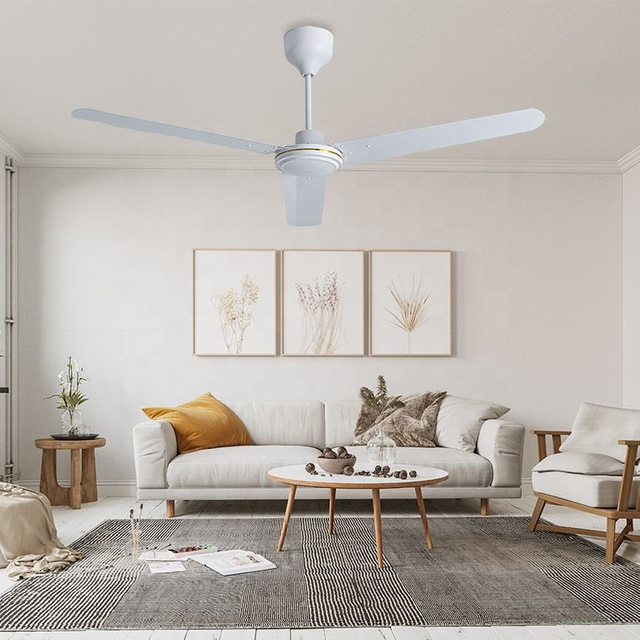 Cheap Price Ceiling Fan Suppliers Commercial Grade Large Airflow White 56 Inch Ceiling Fan