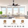 Home Appliances Bed Room New 6 Blade 6 SpeedCeiling Light Fan 54 Inch Energy Efficient Led Lamp