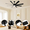 Modern Designer New 75inch Led Ceiling Fan Light Dimmable Living Spot Ceiling Lamp for House