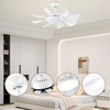 Modern Home Smart Remote Control 6speed Led Light Ceiling Lights and Fan with Lights and Dimmable
