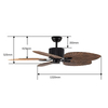 Premium Quality Home Remote Control Ceiling Fan Energy Saving Bldc Ceiling Fan with Abs Blade